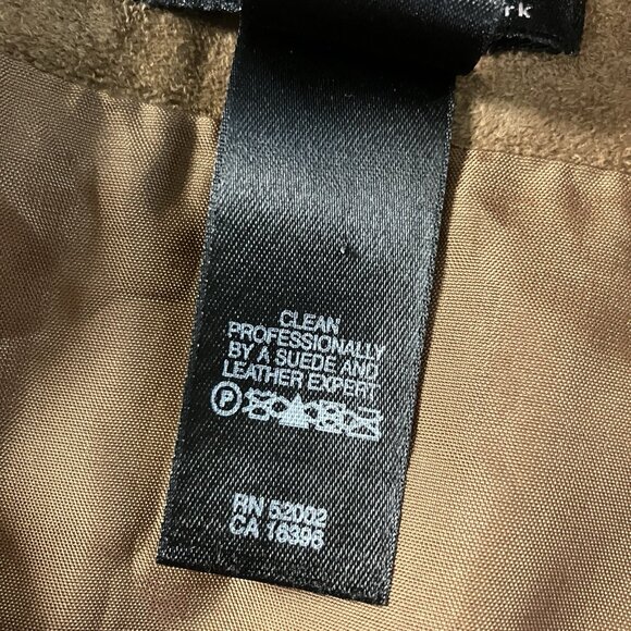 Kenneth Cole Suede Leather Patchwork Mini Skirt Womens 8 Y2K Gilmore Friends - Picture 2 of 10